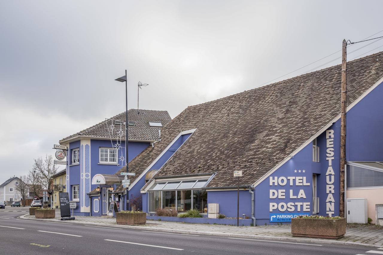 Hotel Restaurant De La Poste Mulhouse Ottmarsheim Bantzenheim Экстерьер фото